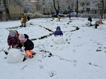 Pierwszy śnieg 6 latki