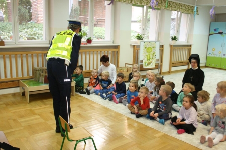 Bezpieczny przedszkolak - spotkanie z policjantem